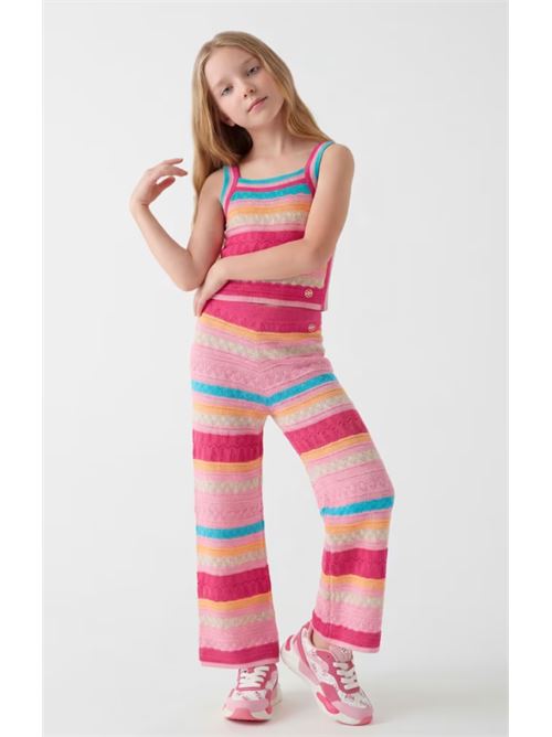 cotton crochet palazzo pant GUESS | J6GB04 Z5480S40Q
